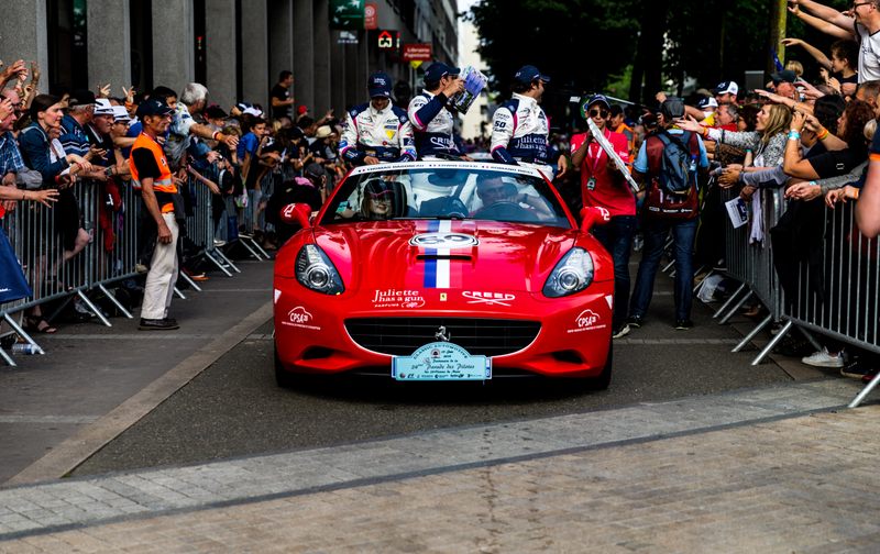 Illustration for article titled The Le Mans Driver Parade Is Absolutely Bonkers